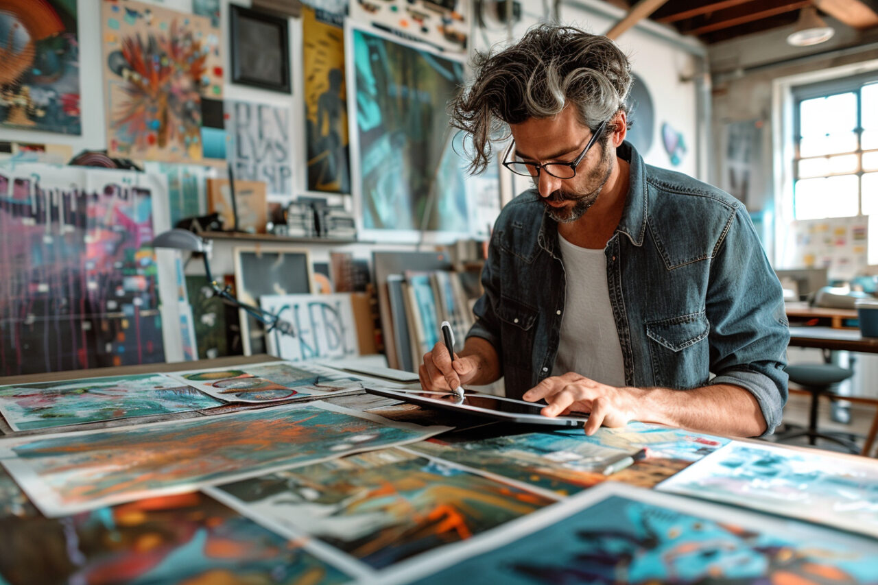 Retouche photo en action sur Photoshop